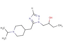 1-{5-[(1-isopropylpiperidin-4-yl)methyl]-1H-1,2,4-triazol-1-yl}butan-2-ol