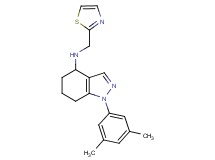 1-(3,5-dimethylphenyl)-N-(1,3-thiazol-2-ylmethyl)-4,5,6,7-tetrahydro-1H-indazol-4-amine