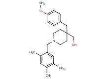 [4-(4-methoxybenzyl)-1-(2,4,5-trimethylbenzyl)-4-piperidinyl]methanol