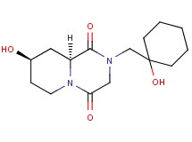 (8R*,9aS*)-8-hydroxy-2-[(1-hydroxycyclohexyl)methyl]tetrahydro-2H-pyrido[1,2-a]pyrazine-1,4(3H,6H)-dione