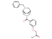 2-(3-{[(1R*,5R*)-6-benzyl-3,6-diazabicyclo[3.2.2]non-3-yl]carbonyl}phenoxy)acetamide