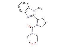 1-methyl-2-[1-(4-morpholinylcarbonyl)-2-pyrrolidinyl]-1H-benzimidazole