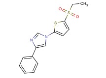 1-[5-(ethylsulfonyl)-2-thienyl]-4-phenyl-1H-imidazole