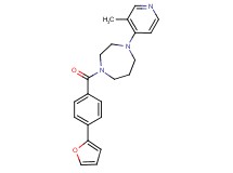 1-[4-(2-furyl)benzoyl]-4-(3-methyl-4-pyridinyl)-1,4-diazepane