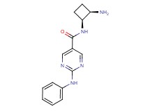 N-[(1S*,2R*)-2-aminocyclobutyl]-2-anilino-5-pyrimidinecarboxamide