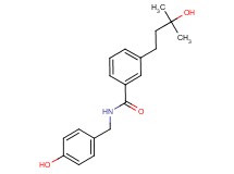 N-(4-hydroxybenzyl)-3-(3-hydroxy-3-methylbutyl)benzamide