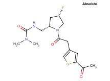 N'-({(2S,4S)-1-[(5-acetyl-3-thienyl)acetyl]-4-fluoropyrrolidin-2-yl}methyl)-N,N-dimethylurea
