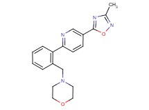 4-{2-[5-(3-methyl-1,2,4-oxadiazol-5-yl)pyridin-2-yl]benzyl}morpholine