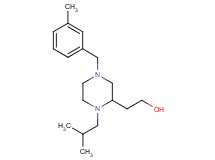 2-[1-isobutyl-4-(3-methylbenzyl)-2-piperazinyl]ethanol