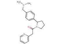 N,N-dimethyl-1-{4-[1-(pyridin-2-ylacetyl)pyrrolidin-2-yl]phenyl}methanamine