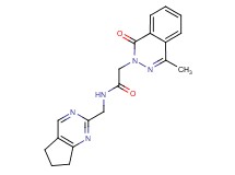 N-(6,7-dihydro-5H-cyclopenta[d]pyrimidin-2-ylmethyl)-2-(4-methyl-1-oxo-2(1H)-phthalazinyl)acetamide