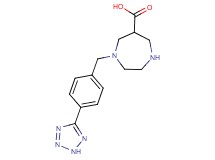 1-[4-(2H-tetrazol-5-yl)benzyl]-1,4-diazepane-6-carboxylic acid