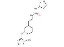 N-cyclopentyl-N'-(2-{1-[(1-methyl-1H-imidazol-2-yl)methyl]piperidin-3-yl}ethyl)urea