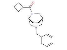(1S*,5R*)-3-benzyl-6-(cyclobutylcarbonyl)-3,6-diazabicyclo[3.2.2]nonane