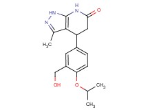 4-[3-(hydroxymethyl)-4-isopropoxyphenyl]-3-methyl-1,4,5,7-tetrahydro-6H-pyrazolo[3,4-b]pyridin-6-one
