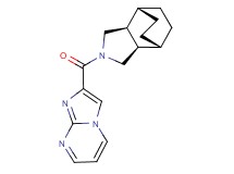 (1R*,2R*,6S*,7S*)-4-(imidazo[1,2-a]pyrimidin-2-ylcarbonyl)-4-azatricyclo[5.2.2.0~2,6~]undecane