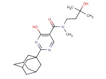 2-(1-adamantyl)-4-hydroxy-N-(3-hydroxy-3-methylbutyl)-N-methylpyrimidine-5-carboxamide