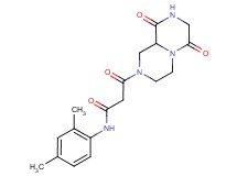 N-(2,4-dimethylphenyl)-3-(6,9-dioxooctahydro-2H-pyrazino[1,2-a]pyrazin-2-yl)-3-oxopropanamide