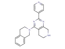 4-(3,4-dihydroisoquinolin-2(1H)-yl)-2-pyridin-4-yl-5,6,7,8-tetrahydropyrido[3,4-d]pyrimidine