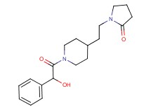 1-(2-{1-[hydroxy(phenyl)acetyl]-4-piperidinyl}ethyl)-2-pyrrolidinone