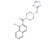2-{[4-(4H-1,2,4-triazol-3-ylmethyl)piperazin-1-yl]carbonyl}-1-naphthol