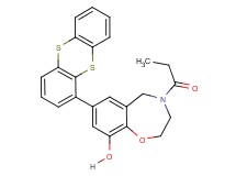 4-propionyl-7-(1-thianthrenyl)-2,3,4,5-tetrahydro-1,4-benzoxazepin-9-ol