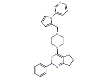 2-phenyl-4-(4-{[1-(3-pyridinyl)-1H-pyrrol-2-yl]methyl}-1-piperazinyl)-6,7-dihydro-5H-cyclopenta[d]pyrimidine