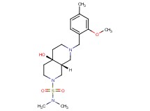 (4aR*,8aR*)-4a-hydroxy-7-(2-methoxy-4-methylbenzyl)-N,N-dimethyloctahydro-2,7-naphthyridine-2(1H)-sulfonamide