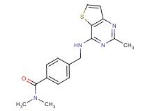 N,N-dimethyl-4-{[(2-methylthieno[3,2-d]pyrimidin-4-yl)amino]methyl}benzamide
