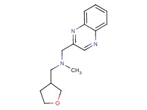 N-methyl-1-quinoxalin-2-yl-N-(tetrahydrofuran-3-ylmethyl)methanamine