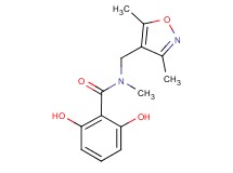 N-[(3,5-dimethylisoxazol-4-yl)methyl]-2,6-dihydroxy-N-methylbenzamide