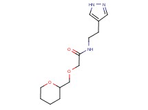 N-[2-(1H-pyrazol-4-yl)ethyl]-2-(tetrahydro-2H-pyran-2-ylmethoxy)acetamide