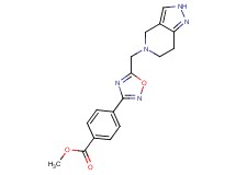 methyl 4-[5-(2,4,6,7-tetrahydro-5H-pyrazolo[4,3-c]pyridin-5-ylmethyl)-1,2,4-oxadiazol-3-yl]benzoate