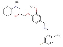 1-[cyclohexyl(methyl)amino]-3-(4-{[(5-fluoro-2-methylbenzyl)amino]methyl}-2-methoxyphenoxy)-2-propanol