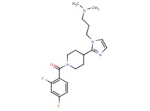 (3-{2-[1-(2,4-difluorobenzoyl)-4-piperidinyl]-1H-imidazol-1-yl}propyl)dimethylamine