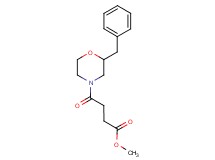 methyl 4-(2-benzyl-4-morpholinyl)-4-oxobutanoate