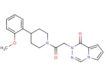 2-{2-[4-(2-methoxyphenyl)piperidin-1-yl]-2-oxoethyl}pyrrolo[1,2-d][1,2,4]triazin-1(2H)-one