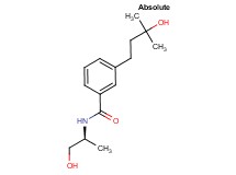 3-(3-hydroxy-3-methylbutyl)-N-[(1S)-2-hydroxy-1-methylethyl]benzamide