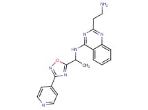 2-(2-aminoethyl)-N-{1-[3-(4-pyridinyl)-1,2,4-oxadiazol-5-yl]ethyl}-4-quinazolinamine dihydrochloride
