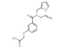 N-allyl-3-(2-amino-2-oxoethoxy)-N-(2-furylmethyl)benzamide