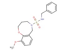N-benzyl-10-methoxy-3,4-dihydro-2H-1,5-benzoxazocine-5(6H)-sulfonamide