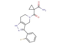 1-{[3-(2-fluorophenyl)-1,4,6,7-tetrahydro-5H-pyrazolo[4,3-c]pyridin-5-yl]carbonyl}cyclopropanecarboxamide