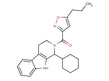 1-cyclohexyl-2-[(5-propylisoxazol-3-yl)carbonyl]-2,3,4,9-tetrahydro-1H-beta-carboline