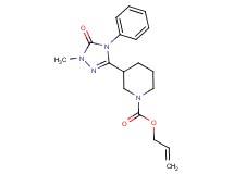 allyl 3-(1-methyl-5-oxo-4-phenyl-4,5-dihydro-1H-1,2,4-triazol-3-yl)piperidine-1-carboxylate