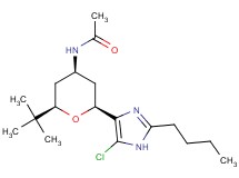 N-[(2R*,4R*,6S*)-2-tert-butyl-6-(2-butyl-5-chloro-1H-imidazol-4-yl)tetrahydro-2H-pyran-4-yl]acetamide