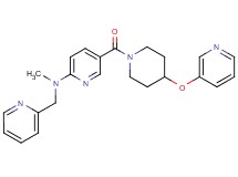 N-methyl-N-(2-pyridinylmethyl)-5-{[4-(3-pyridinyloxy)-1-piperidinyl]carbonyl}-2-pyridinamine