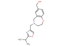 {4-[(2-isopropyl-1,3-oxazol-4-yl)methyl]-2,3,4,5-tetrahydro-1,4-benzoxazepin-7-yl}methanol