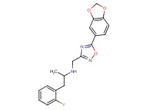 N-{[5-(1,3-benzodioxol-5-yl)-1,2,4-oxadiazol-3-yl]methyl}-1-(2-fluorophenyl)propan-2-amine