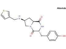 (3R,7S,8aS)-3-(4-hydroxybenzyl)-7-[(3-thienylmethyl)amino]hexahydropyrrolo[1,2-a]pyrazine-1,4-dione
