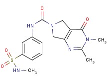 2,3-dimethyl-N-{3-[(methylamino)sulfonyl]phenyl}-4-oxo-3,4,5,7-tetrahydro-6H-pyrrolo[3,4-d]pyrimidine-6-carboxamide